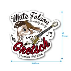 画像3: Rockabbily Bunnyステッカー  Gretsch A (3)