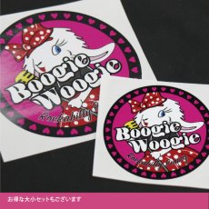 画像3: Rockabbily Bunnyステッカー　丸型　Keity (3)