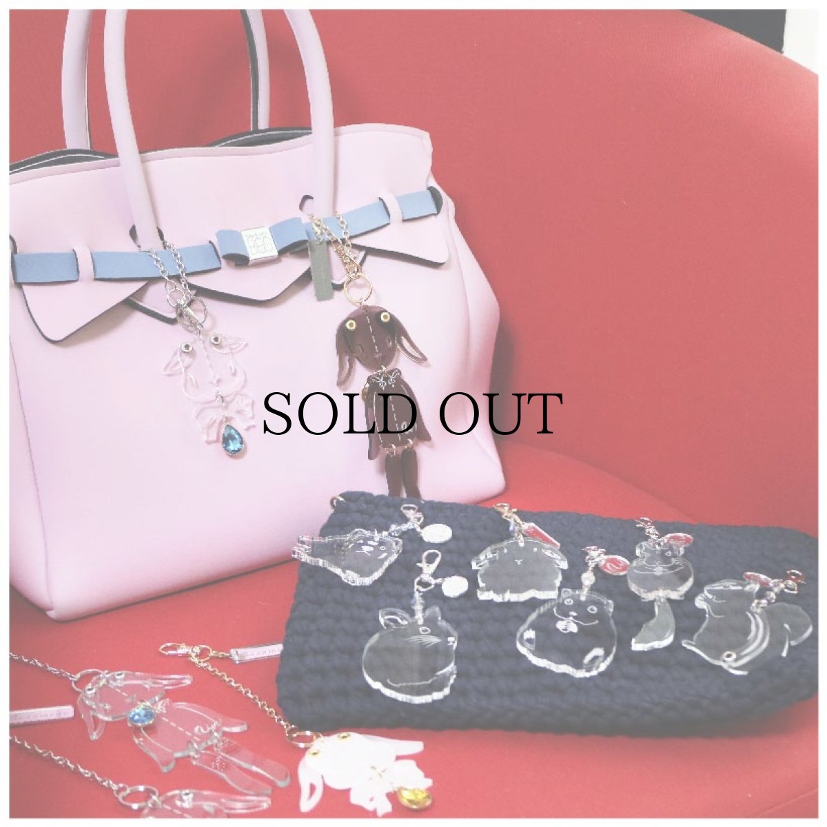 画像4: <在庫限り値下げ>シルエットバッグチャーム(ジリス) (4)