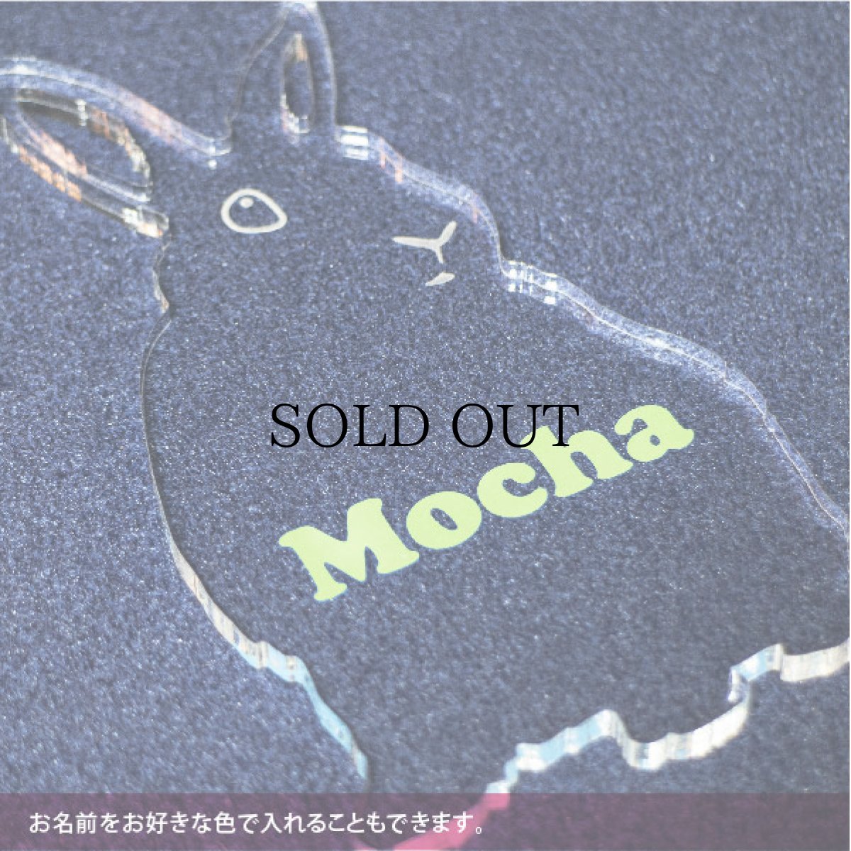 画像3: シルエットケージプレート 立ち耳うさぎB (3)