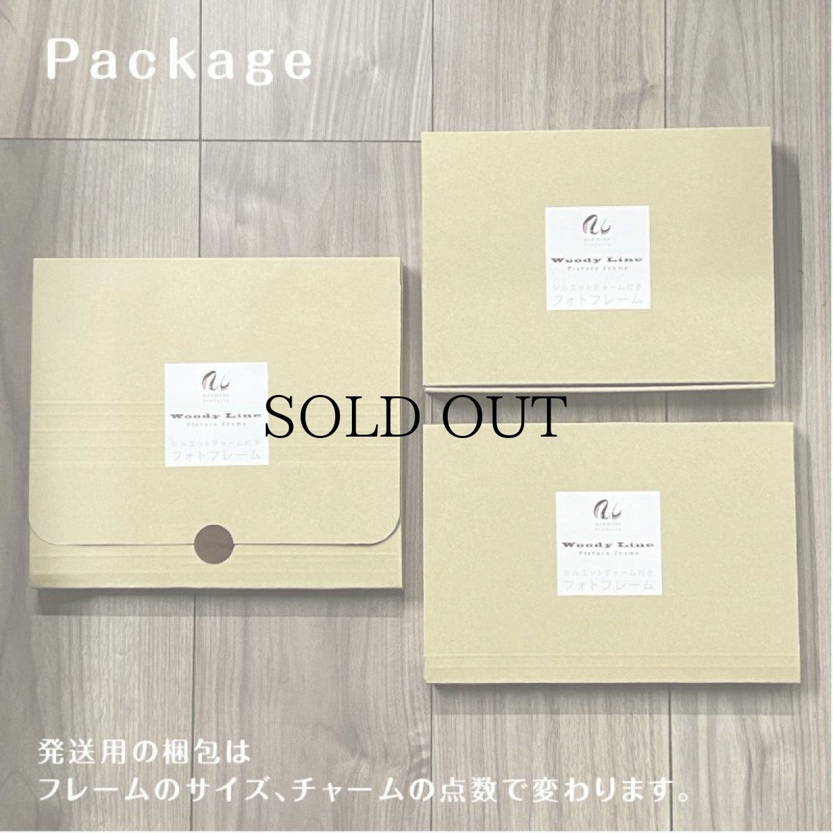 画像10: チンチラのチャーム付き フォトフレーム<スタンド脚仕様> Woody Line (10)