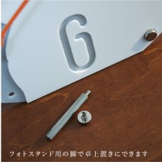 画像11: お耳が動くうさぎの時計＜ラウンドフレーム＞ダッチ柄 (11)