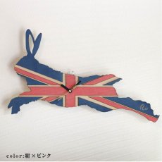 画像4: うさぎの時計 XING design ビッグシルエット380mm Union Jack   (4)