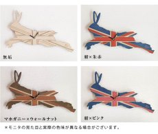 画像5: うさぎの時計 XING design ビッグシルエット380mm Union Jack   (5)