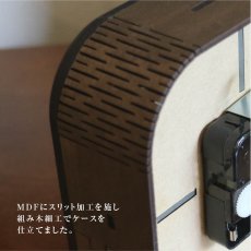 画像5: お耳が動くうさぎの時計 XING design  置き掛け2way Woody Line (5)