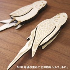 画像2: インコのヘッドチャーム＊フォトフレームは別売です (2)