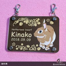画像7: レーザープリンタ印刷　ケージプレート（フォトフレーム仕様） (7)