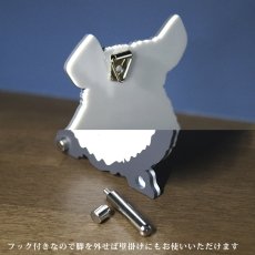 画像4: チンチラのシルエット時計　ミニ　＊仕様変更 (4)