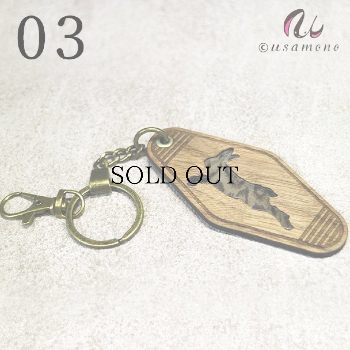 画像7: ウォールナット×アクリル モーテルキー_No.01-06 (7)