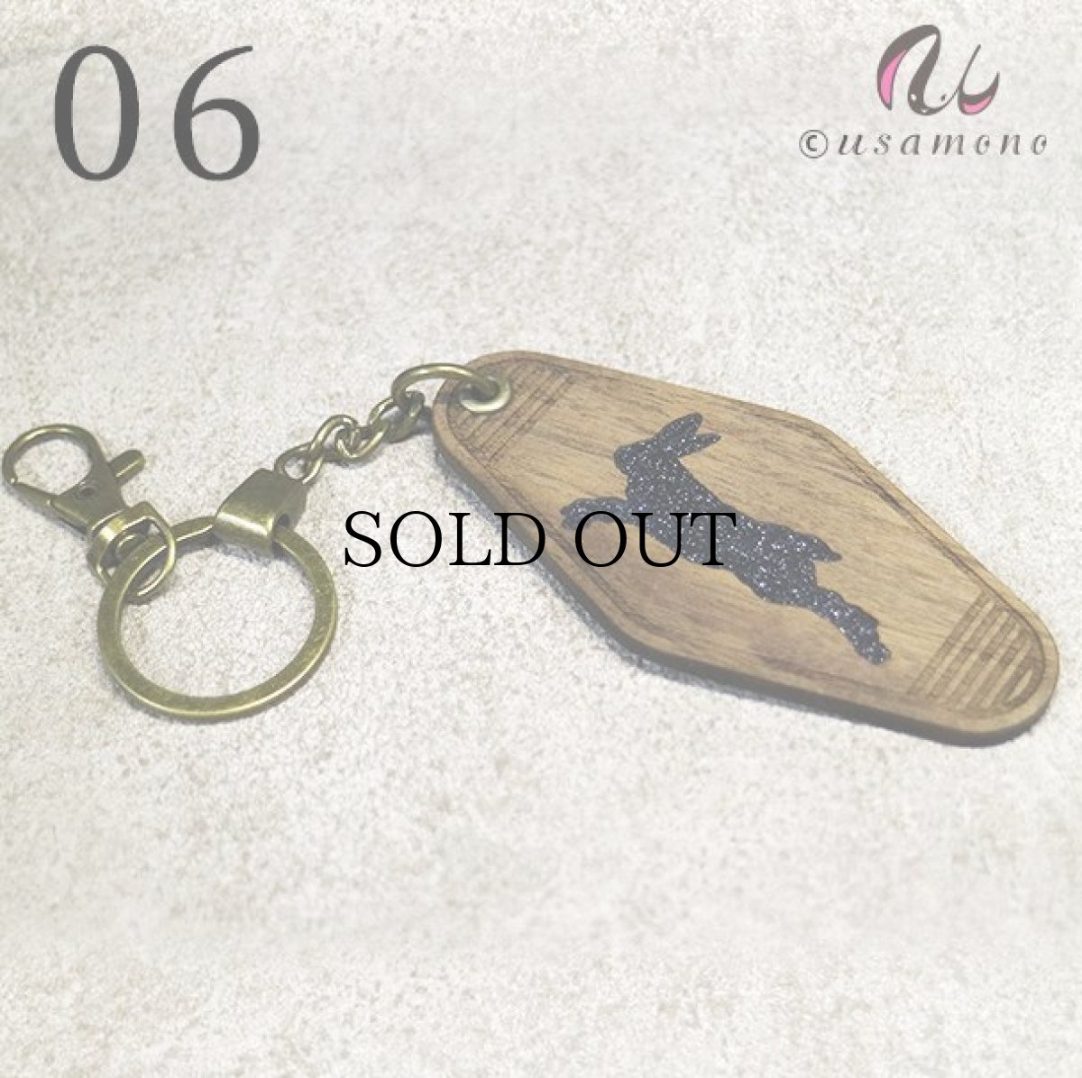 画像15: ウォールナット×アクリル モーテルキー_No.01-06 (15)