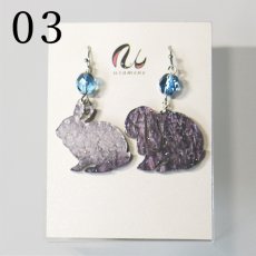 画像6: アクリルピアス（金具は選べます）　No.01-06 (6)