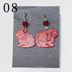 画像4: アクリルピアス（金具は選べます）　No.07-14 (4)