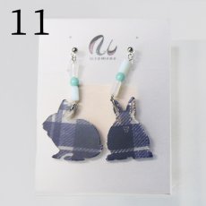 画像10: アクリルピアス（金具は選べます）　No.07-14 (10)