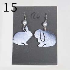 画像2: アクリルピアス（金具は選べます）　No.15-19 (2)