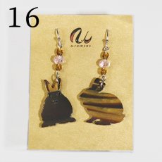 画像5: アクリルピアス（金具は選べます）　No.15-19 (5)