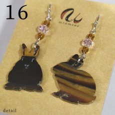画像7: アクリルピアス（金具は選べます）　No.15-19 (7)