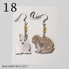 画像12: アクリルピアス（金具は選べます）　No.15-19 (12)