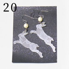 画像2: アクリルピアス（金具は選べます）　No.20-27 (2)