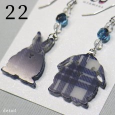 画像7: アクリルピアス（金具は選べます）　No.20-27 (7)