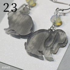 画像9: アクリルピアス（金具は選べます）　No.20-27 (9)