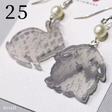 画像13: アクリルピアス（金具は選べます）　No.20-27 (13)